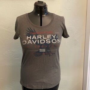 Harley-Davidson Charcoal Tee with Logo